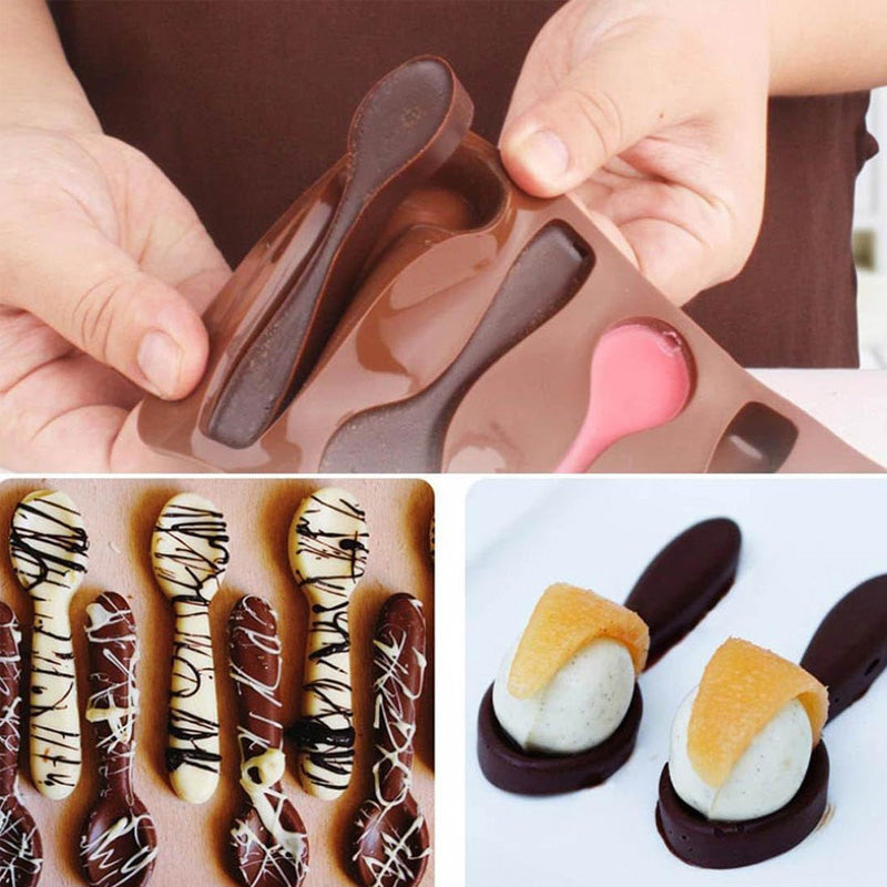 Spoon Shape Silicone Baking Mold Non-Stick