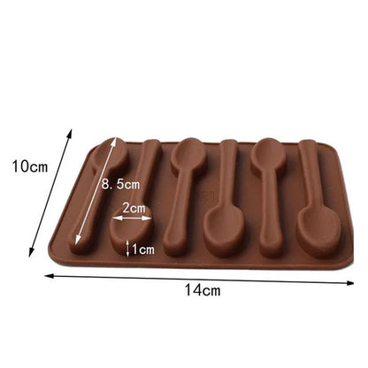 Spoon Shape Silicone Baking Mold Non-Stick