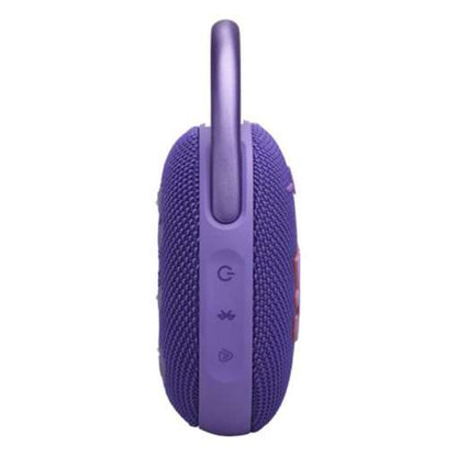 JBL Clip 5 – Ultra-Portable, Waterproof & Dustproof Bluetooth Speaker, Big Pro Sound with Punchy bass, Up to 12 Hours of Play – Purple