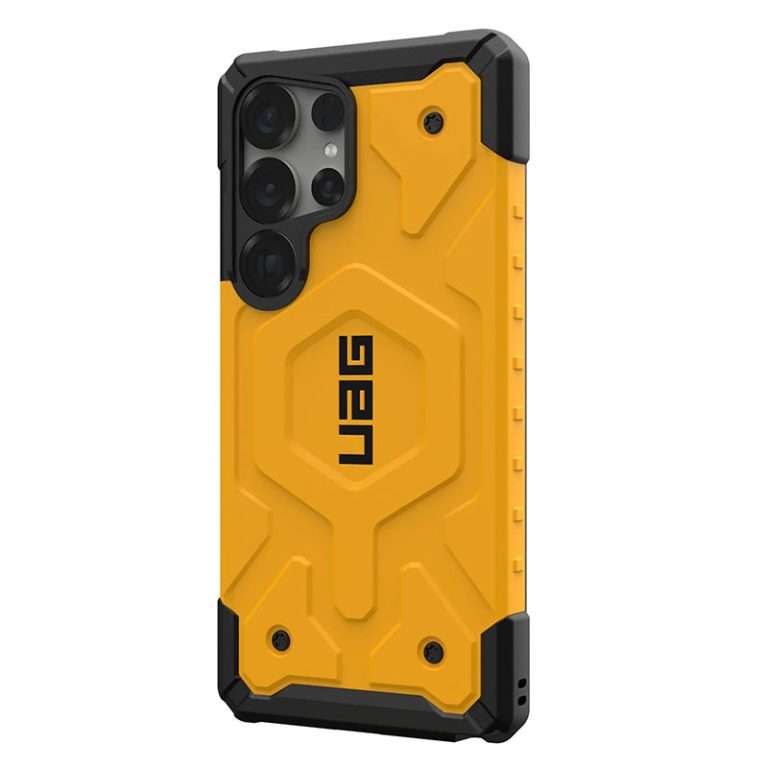 UAG Pathfinder Magsafe Compatible Phone Case for Samsung Galaxy S25 Ultra – Yellow